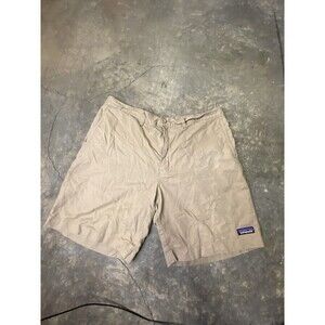 Patagonia Shorts Mens 34 Khaki All Wear Chino Lightweight Hiking Organic Cotton